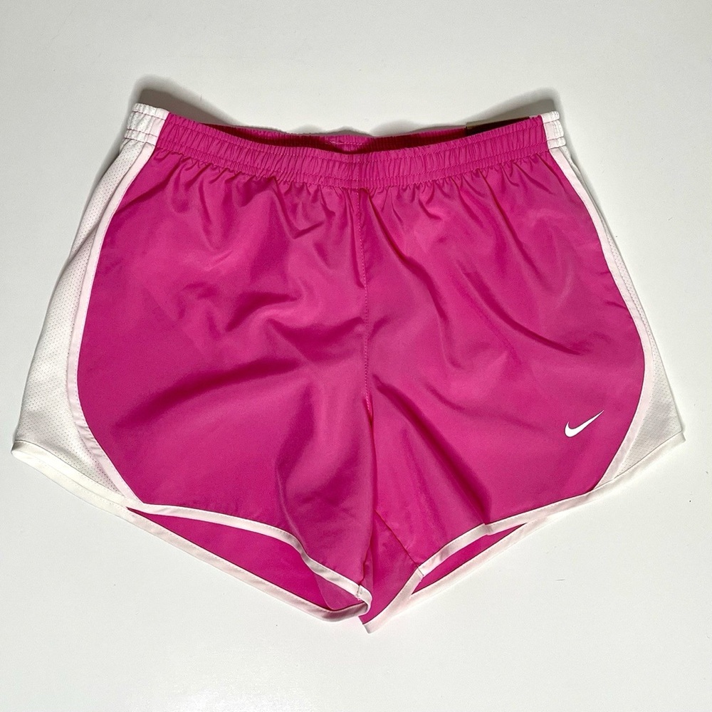 Nike Girls Dri-Fit Tempo Lined Running Shorts Tween Girls Youth L 4" inseam Pink